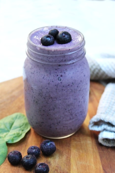 how to make a blueberry protein shake