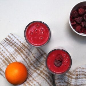 raspberry orange smoothie