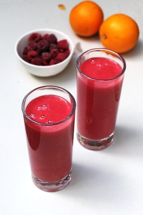raspberry orange smoothie recipe