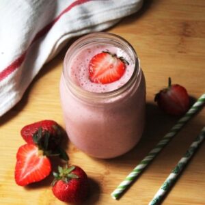 strawberry banana smoothie